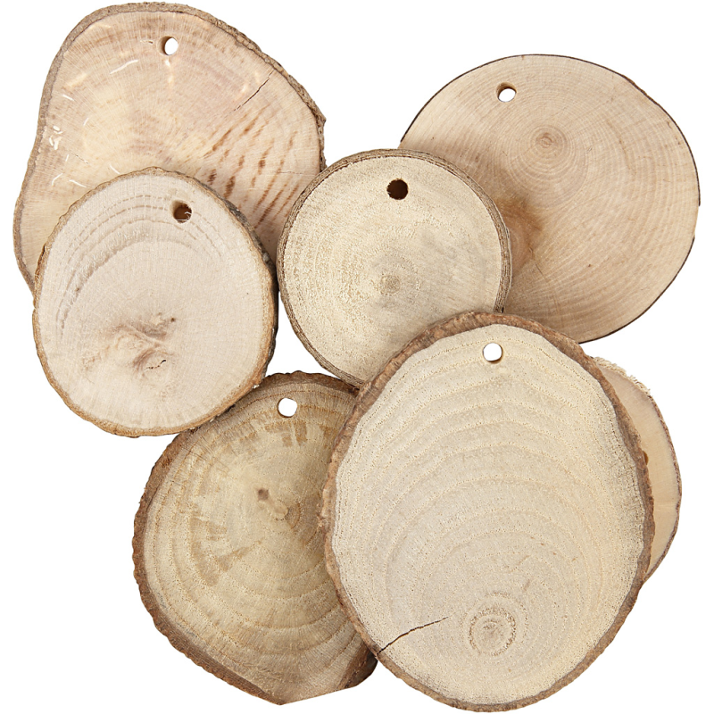 Wooden Discs (25 Pcs)