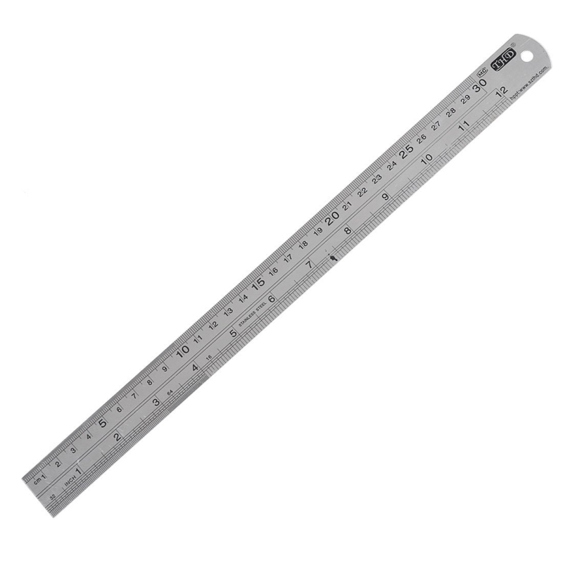 12" Stainless Steel Technical Ruler