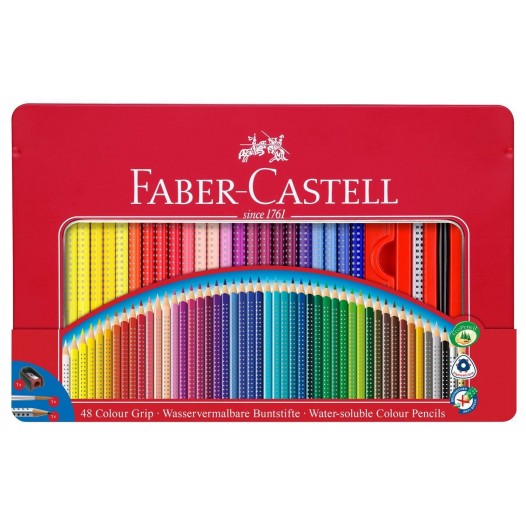 Colour Grip Pencil Tin + Accessories (51pc)