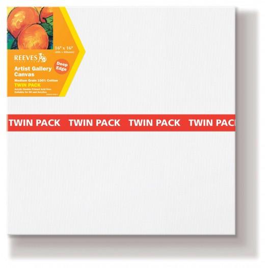 Deep Edge Canvas Twin Pack