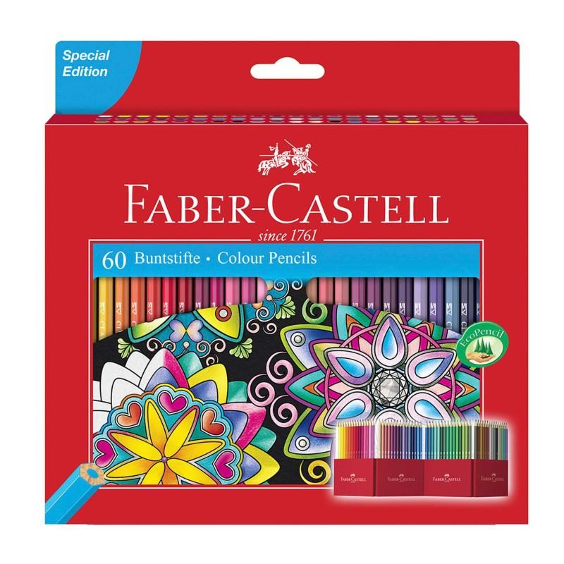 Case of 60 Coloured Pencils