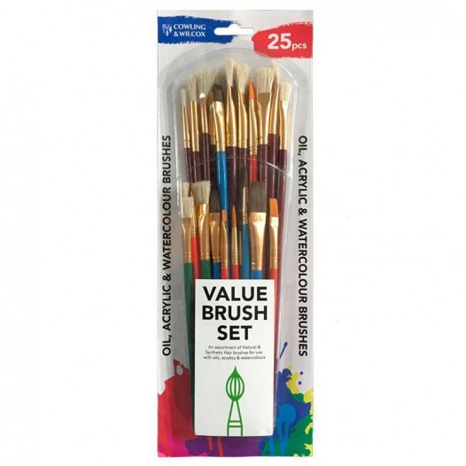 Value Brush Set (25 Pcs)