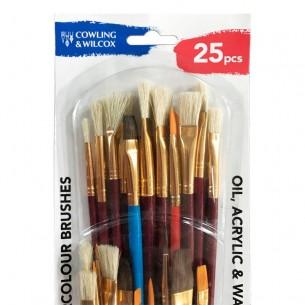  Craft Paint Brush Set 50pc - Assorted Palette Knives