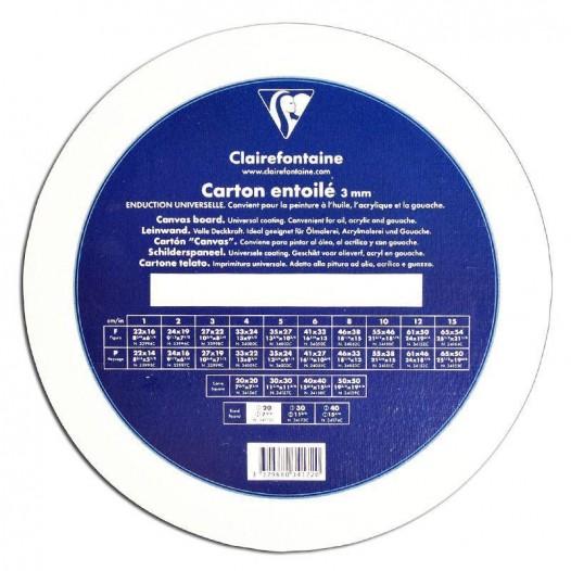 Round Cotton Canvas Boards