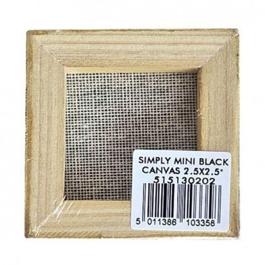 Simply Mini Square Black Canvas