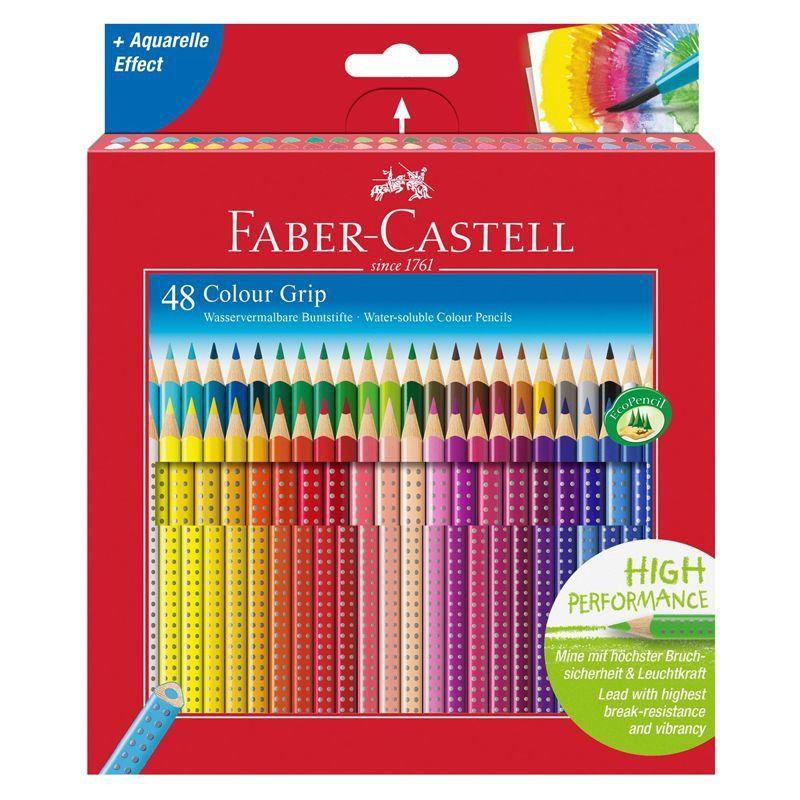 Colour Grip Pencil Box (48pc)