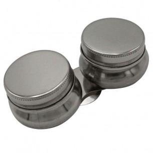 Twin Metal Dipper With Lid