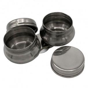 Twin Metal Dipper With Lid