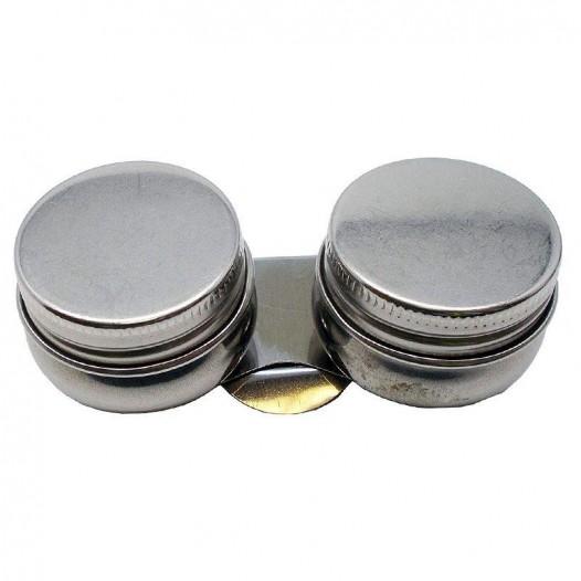 Stainless Steel Oil Palette Cups Large Mouth Double Dipper Palette Cups  with Lid Portable Oil Painting Cleaning Container Cup Pots Water Paint  Palette Clip Artist Paint Brush Washer Art Supplies Silver