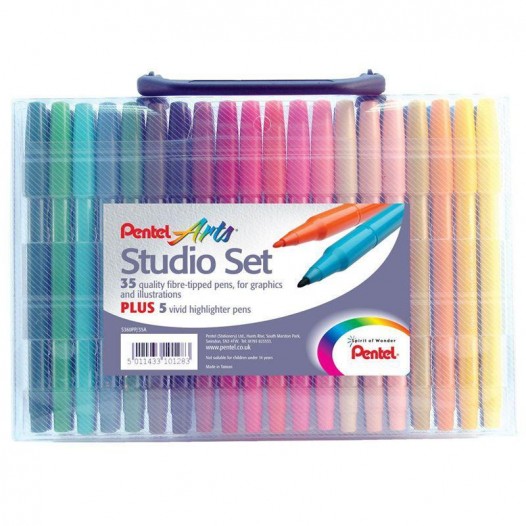Arts Felt Tip Studio Set (35 Pens)