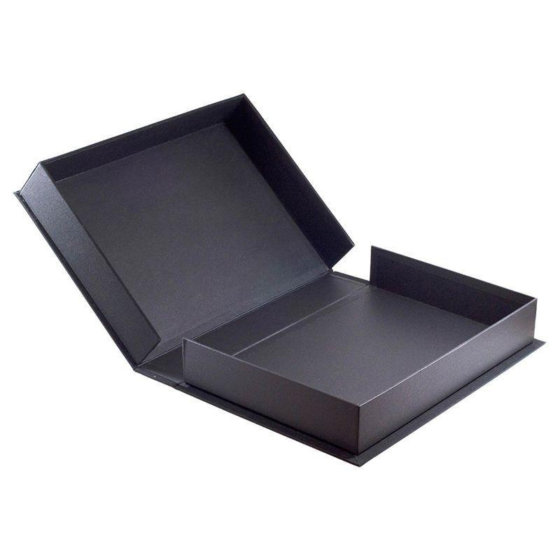 Deep Black Lined Archival Boxes