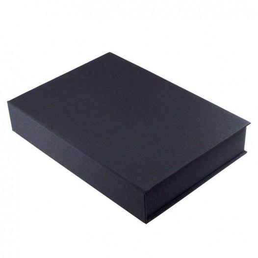 Extra Deep Archival Box - Black Lined (65mm) Extra Deep Archival Box - Black Lined (65mm)