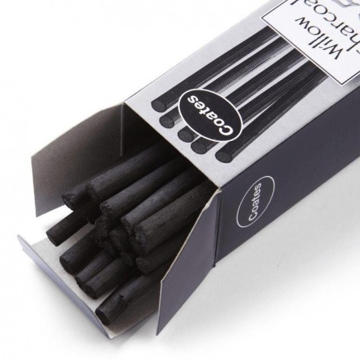 Holbein Willow Charcoal- Box of 25 Soft Sticks