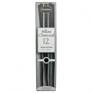 Willow Charcoal: Thick (12 Sticks)