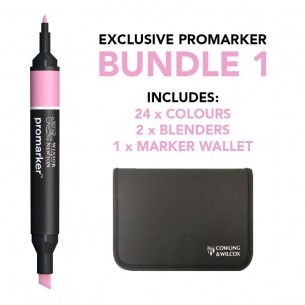 ProMarker Bundle 1: 24 Colours + Wallet (C&W Exclusive)