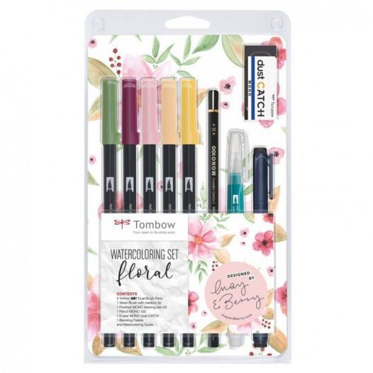 Tombow Dual Brush Marker Set with Case 108pc