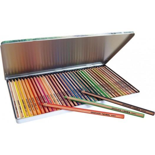 Lyra Graduate Pencils - Permanent Tin of 36