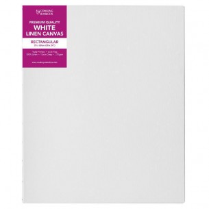 Premium Quality White Linen Canvas