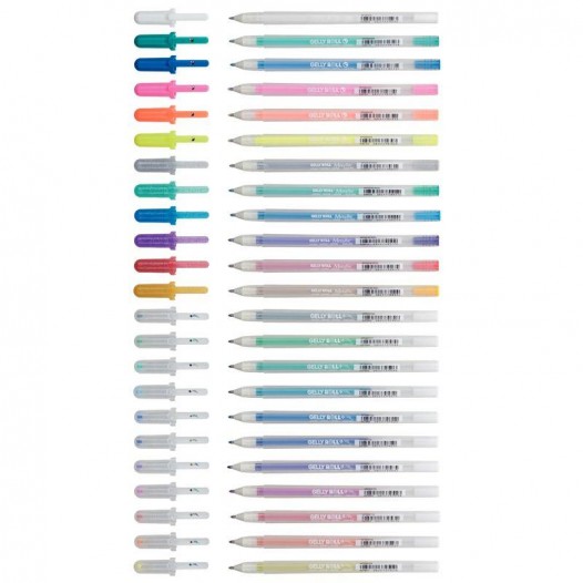 Gelly Roll Assorted Colour Gel Pen Set (24pc)