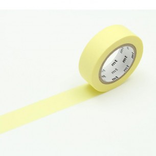 Washi Masking Tape Roll: Pastel Lemon