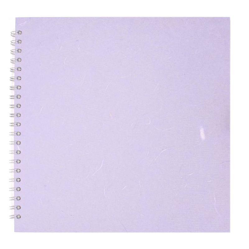 Posh Silk Pig Hardback Square Sketchbooks: Lilac