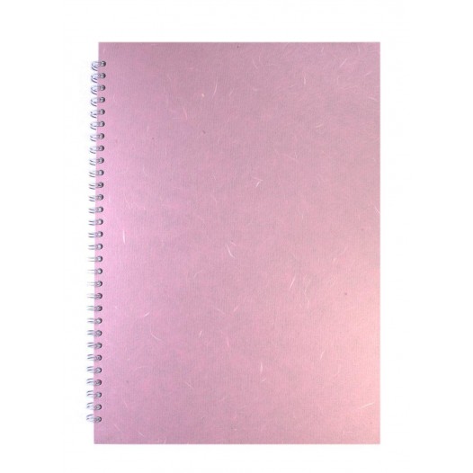 Pink Pig : Sketchbook : 150gsm : A4 : Black Cover : Portrait