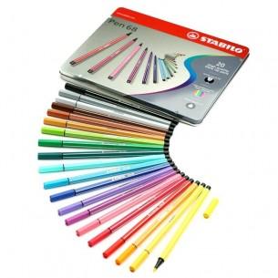Pen 68 Assorted Colour Tin (20pc) Pen 68 Assorted Colour Tin (20pc)