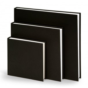 Square & Chunky 7.6" Black Sketchbook