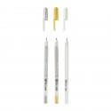 Gelly Roll Pen Set of 3: Gold, Silver & White