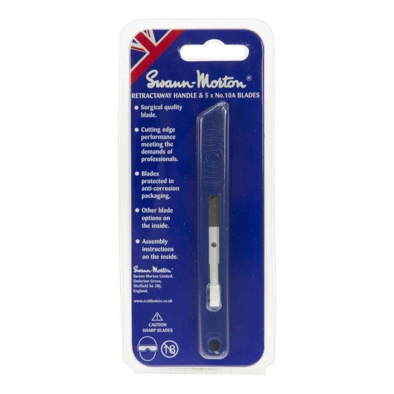 Retractaway Handle & 5 x No. 10A Blades