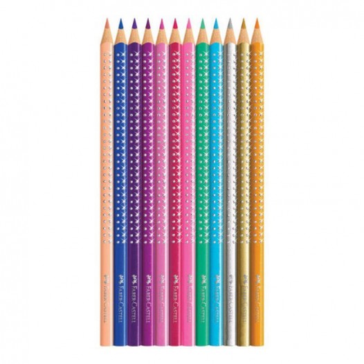 Sparkle Colour Pencil Tin of 12
