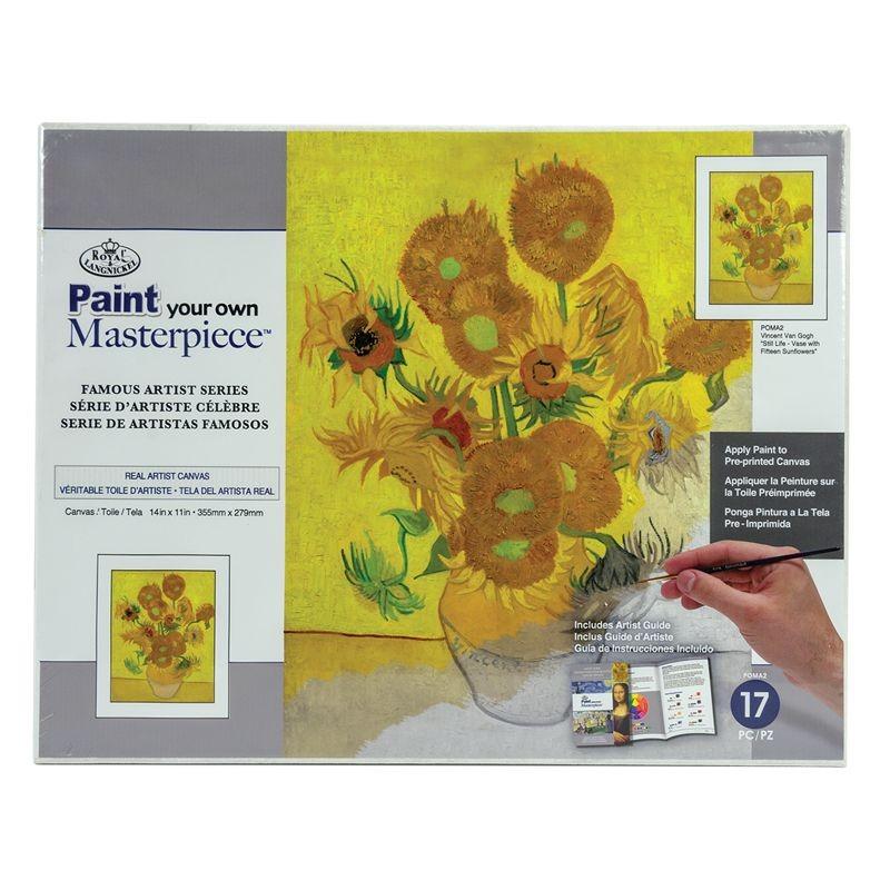 Royal & Langnickel Masterpiece Painting By Numbers Set Vase of Fifteen