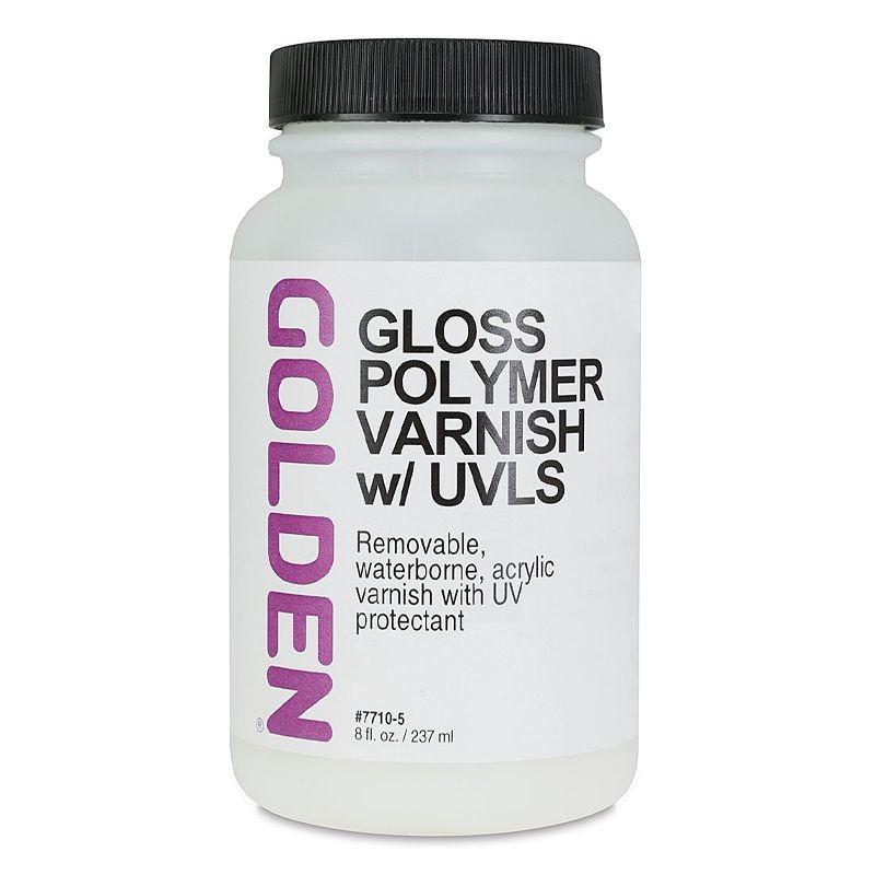 Golden Gloss Polymer Varnish With UVLS (237ml) Cowling & Wilcox Ltd.