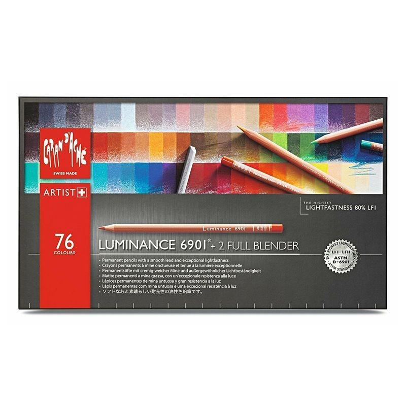 Luminance 6901 Colour Pencil Set + Blenders (78pc)