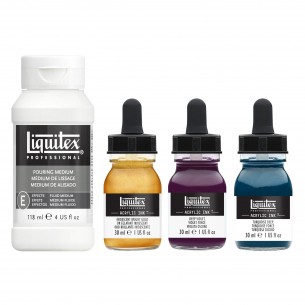 Professional Ink Pouring Medium Set: Deep Colours