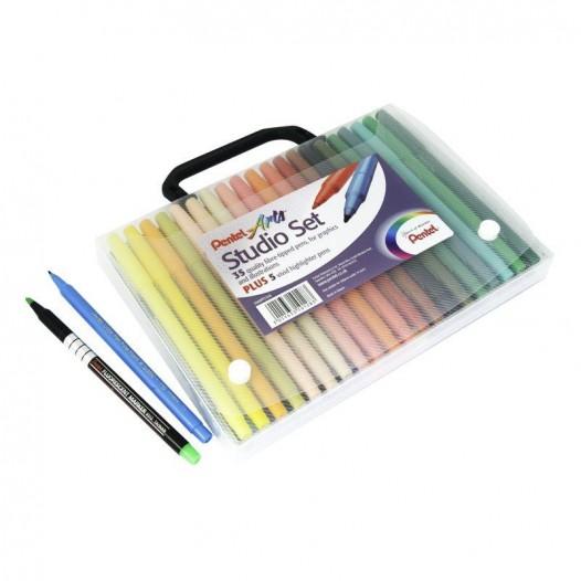 Arts Felt Tip Studio Set (35 Pens)