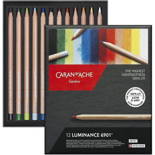 Luminance 6901 Colour Pencil Set (12pc)