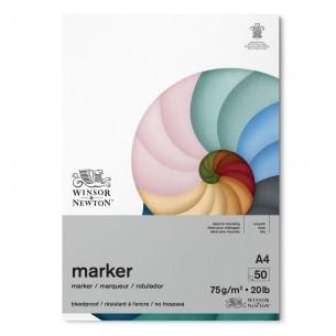  CANSON The Wall Marker 200gsm A4 Paper, Extra Smooth, Spiral Pad  Short Side, 30 White Sheets, Ideal for Professional Artists & Illustrators  : Office Products