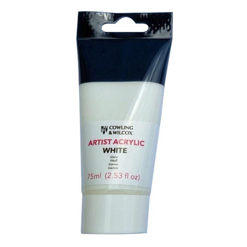 Artist Acrylic: White (75ml)
