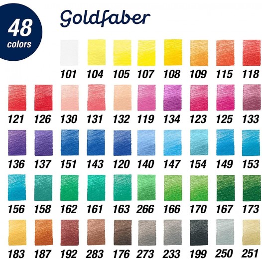 Goldfaber Colour Pencil Tin (48pc)