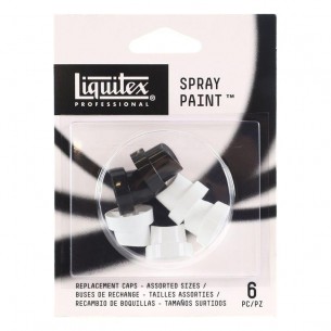 Professional Spray Paint Nozzles (Assorted, Pack of 6)