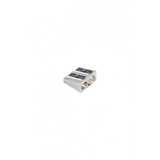 Jakar Metal Pencil Sharpener - Two Hole Jakar Metal Pencil Sharpener - Two Hole