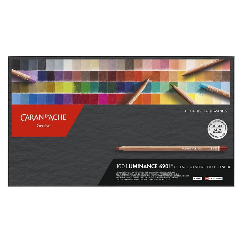 Luminance 6901 Colour Pencil Set + Blenders (102pc)