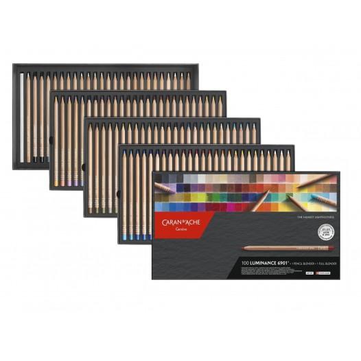 Luminance 6901 Colour Pencil Set + Blenders (102pc)