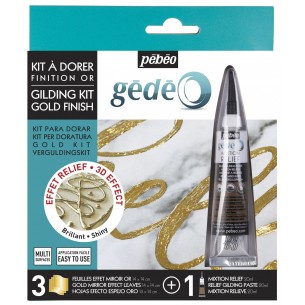 Gedeo Mirror Effect Kit - 3D Mixtion Relief & 3 Gold Foils