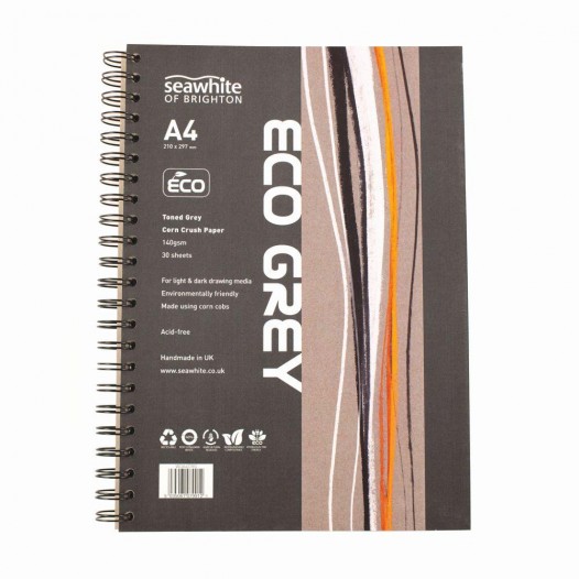 Eco Spiral Sketchbook A4 - Grey