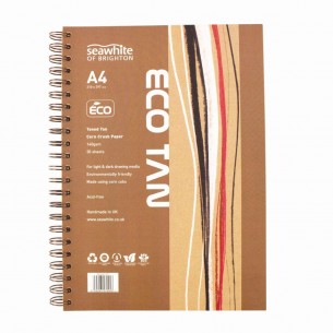 Eco Spiral Sketchbook A4 - Tan