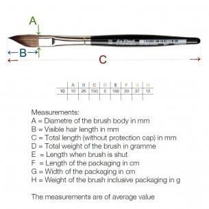 Casaneo 987XS Sword Miniature Brush No.10 Casaneo 987XS Sword Miniature Brush No.10