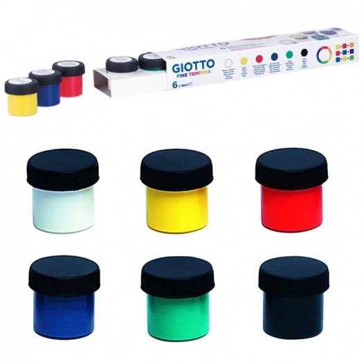 Giotto Poster Paint Set (13 x 18ml) - Contents