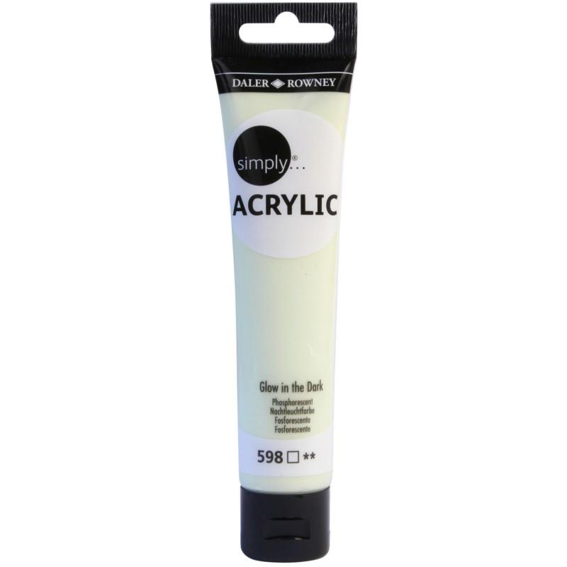 Simply Acrylic - Glow in the Dark (75ml)